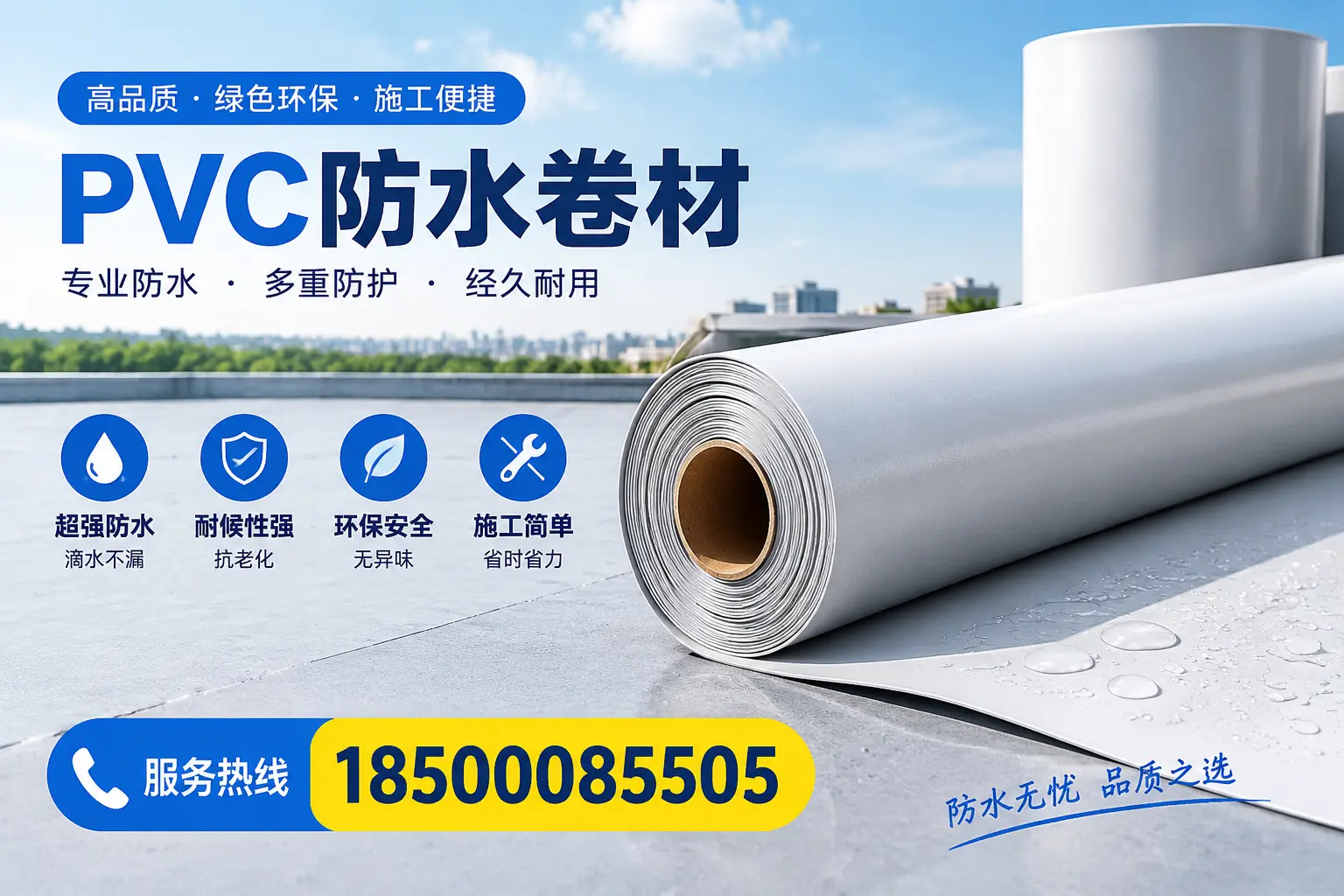 选用PVC防水卷材时需要避开的常见误区,特别是在大连