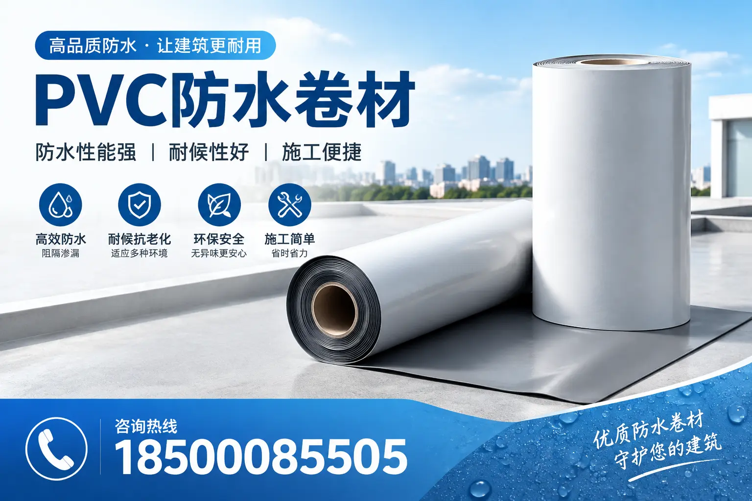 PVC防水卷材的维护保养秘籍，保障大连客户的投资
