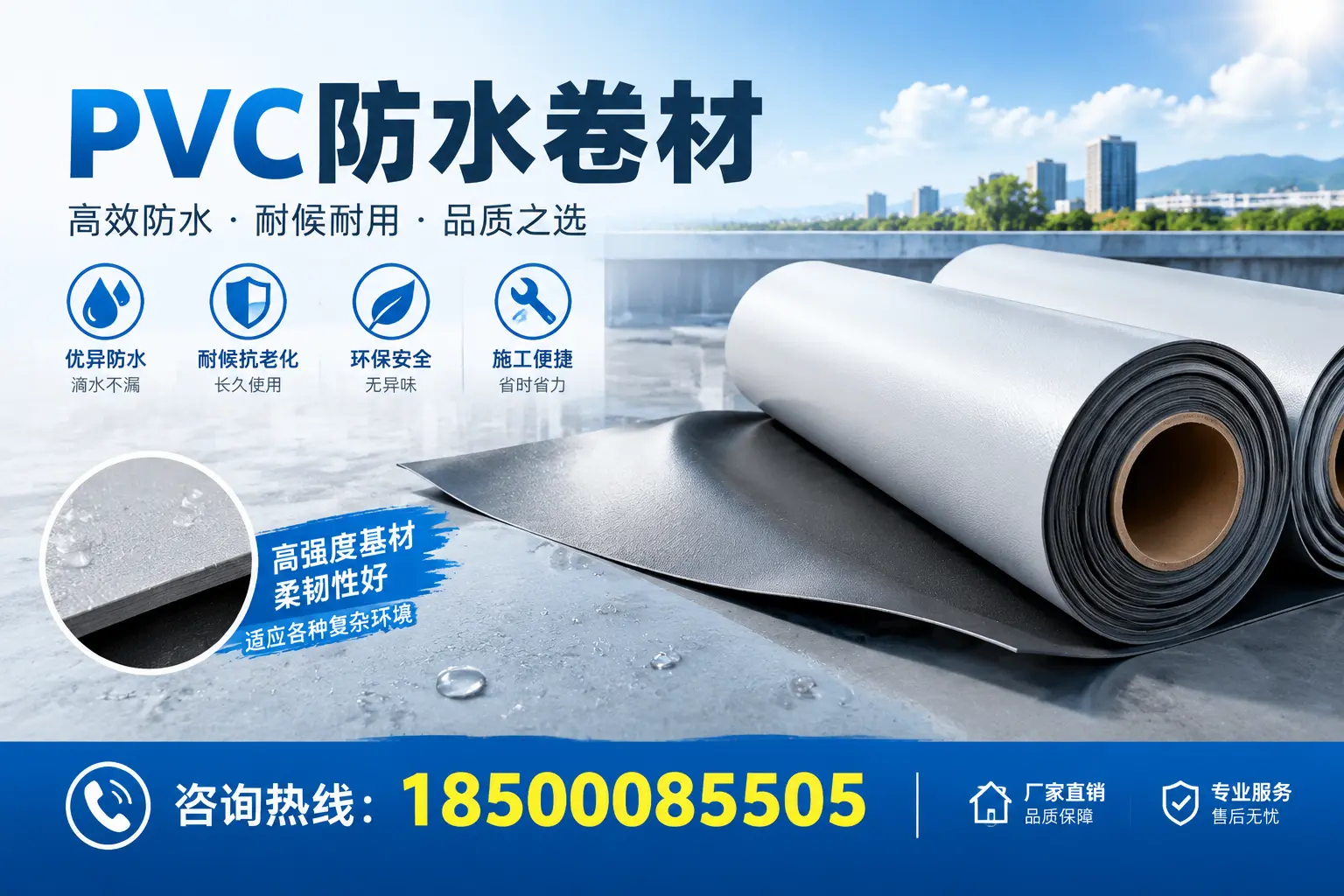 PVC防水卷材的环保特性与可持续发展探讨大连